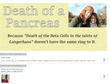 Tablet Screenshot of deathofapancreas.com